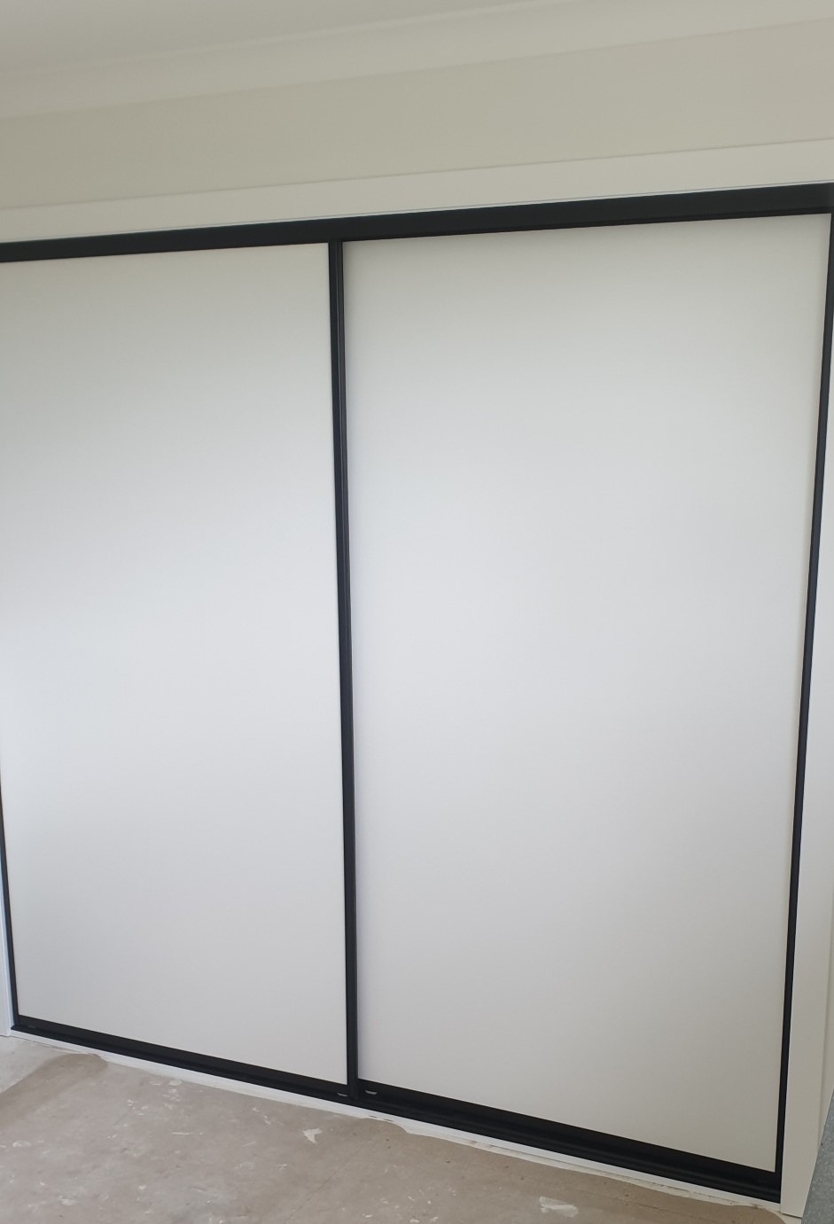 Framed Sliding Wardrobe Doors - Shower screens, splashbacks, wardrobes ...